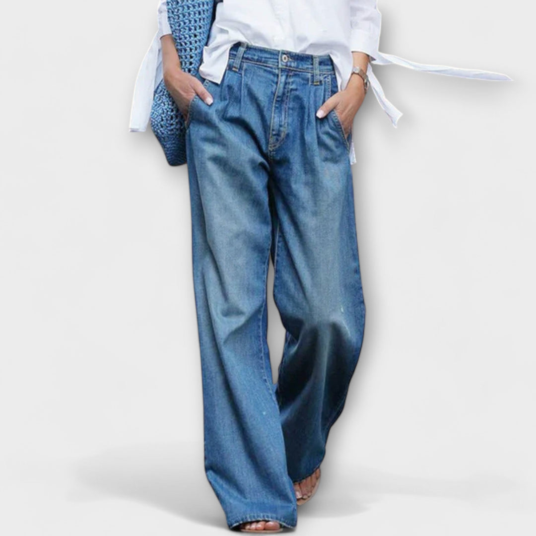 Ava - Højkvalitetsjeans med brede ben
