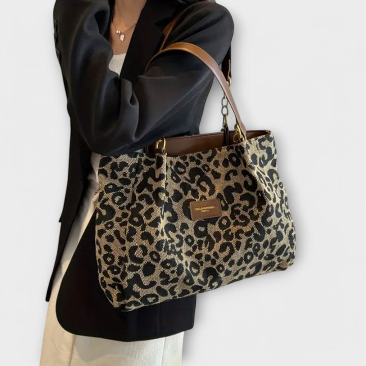 Léora™ | Leopardmønstret Canvas Tote