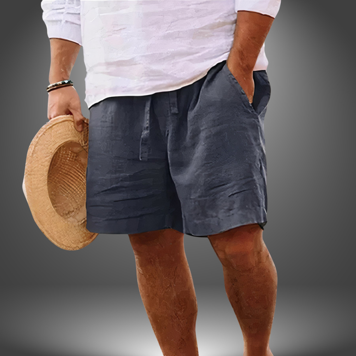 Zach™ | Håndlavede Shorts i Hør
