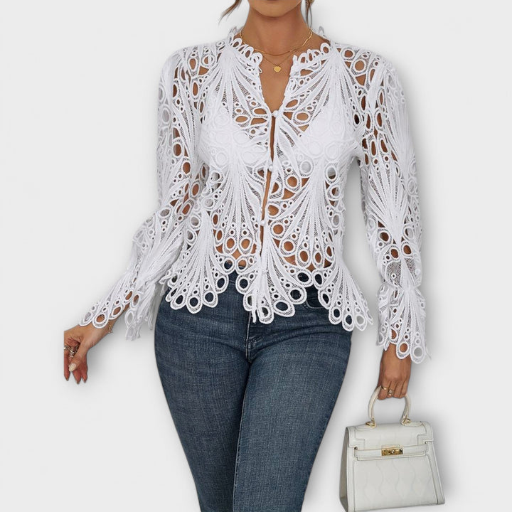 Savannah - Asymmetrisk bluse