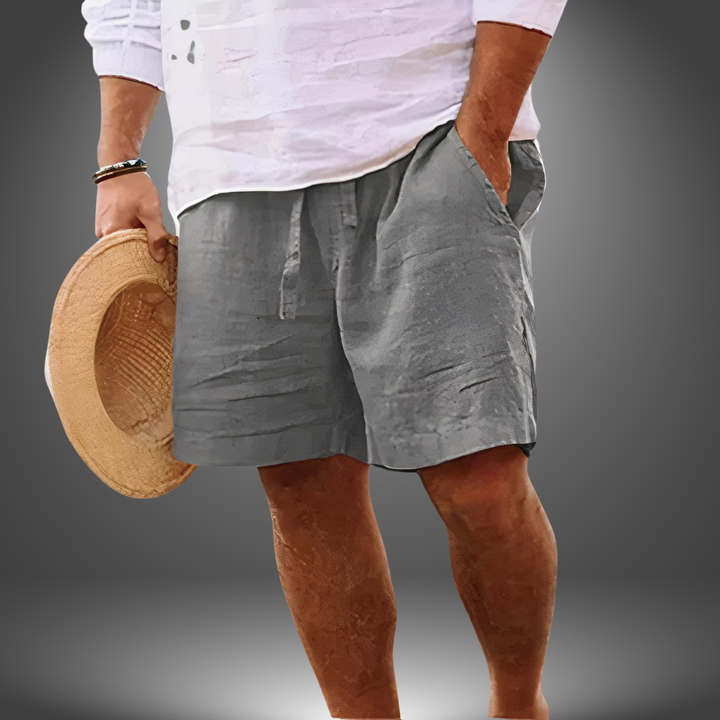 Zach™ | Håndlavede Shorts i Hør
