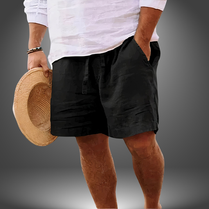 Zach™ | Håndlavede Shorts i Hør
