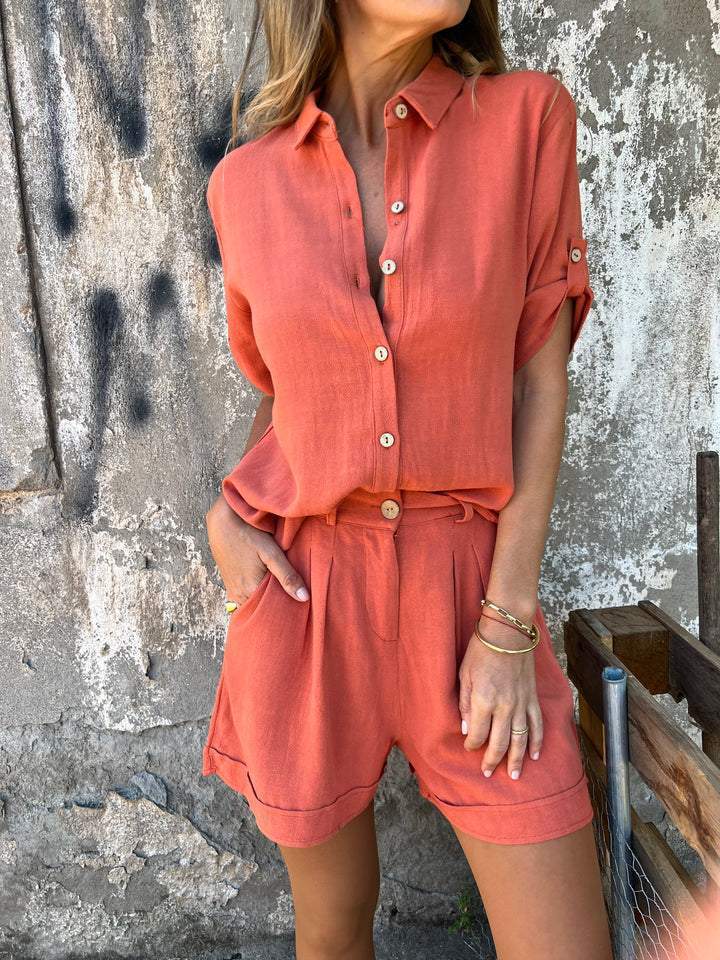 Carina | Airy linned sæt