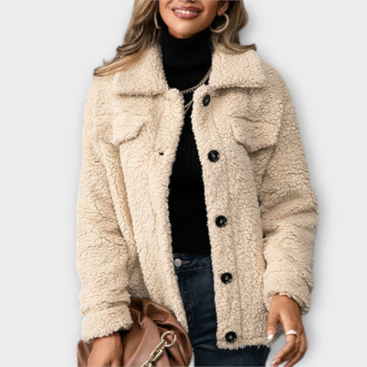 Lucy - Varm teddyjakke