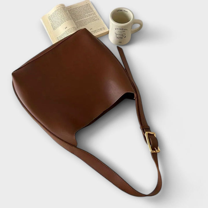 Léora™ | Elegant Læder Skuldertaske
